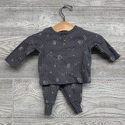 Ribbed Henley Shirt & Pants Koala Bears & Clouds NB