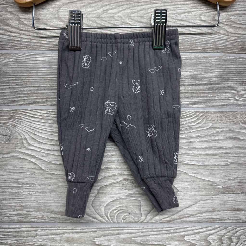 Ribbed Henley Shirt & Pants Koala Bears & Clouds NB