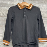 Ribbed Polo Shirt & Pants 2-3t