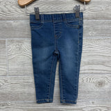 Velour Jacket & Denim Jeans 12M
