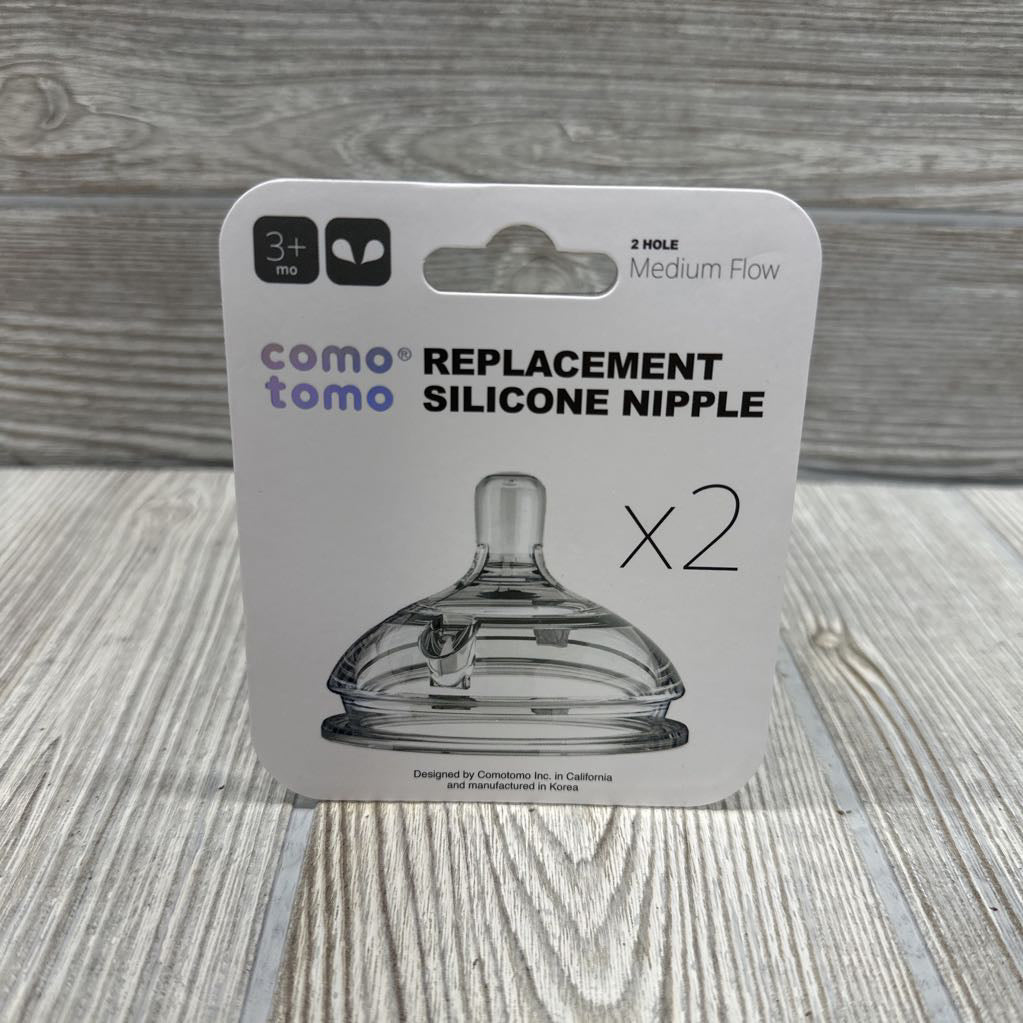NEW 2 Pk Medium Flow Nipples