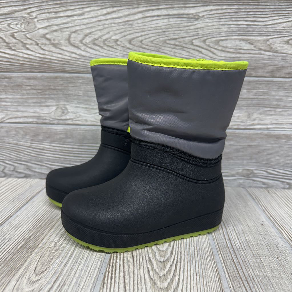 Side Zip Snow Boots 8c