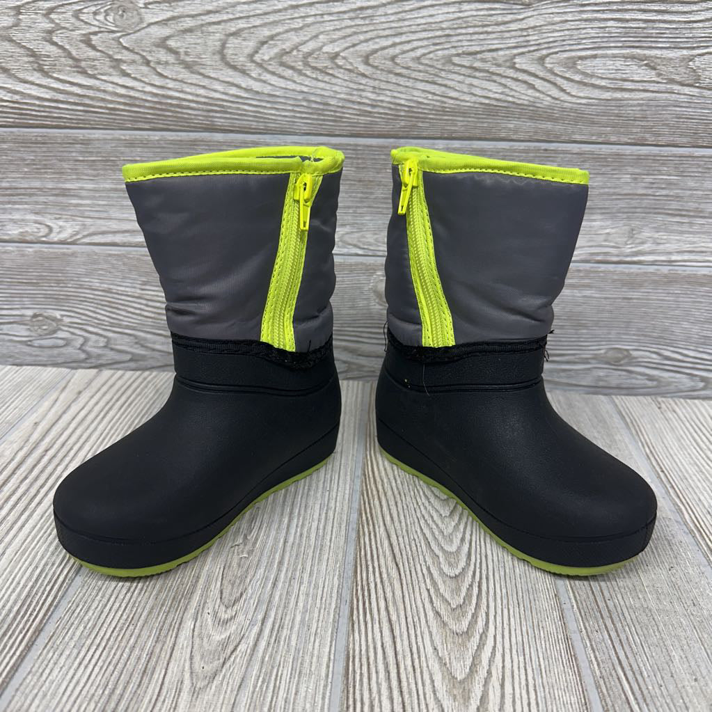 Side Zip Snow Boots 8c
