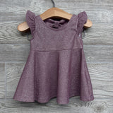 Flutter Sleeve Glitter Dress & Bloomers 3-6M