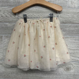 Tulle Skort Flowers 3T