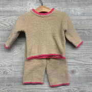 Plush Sweater & Wide Leg Pants 9M