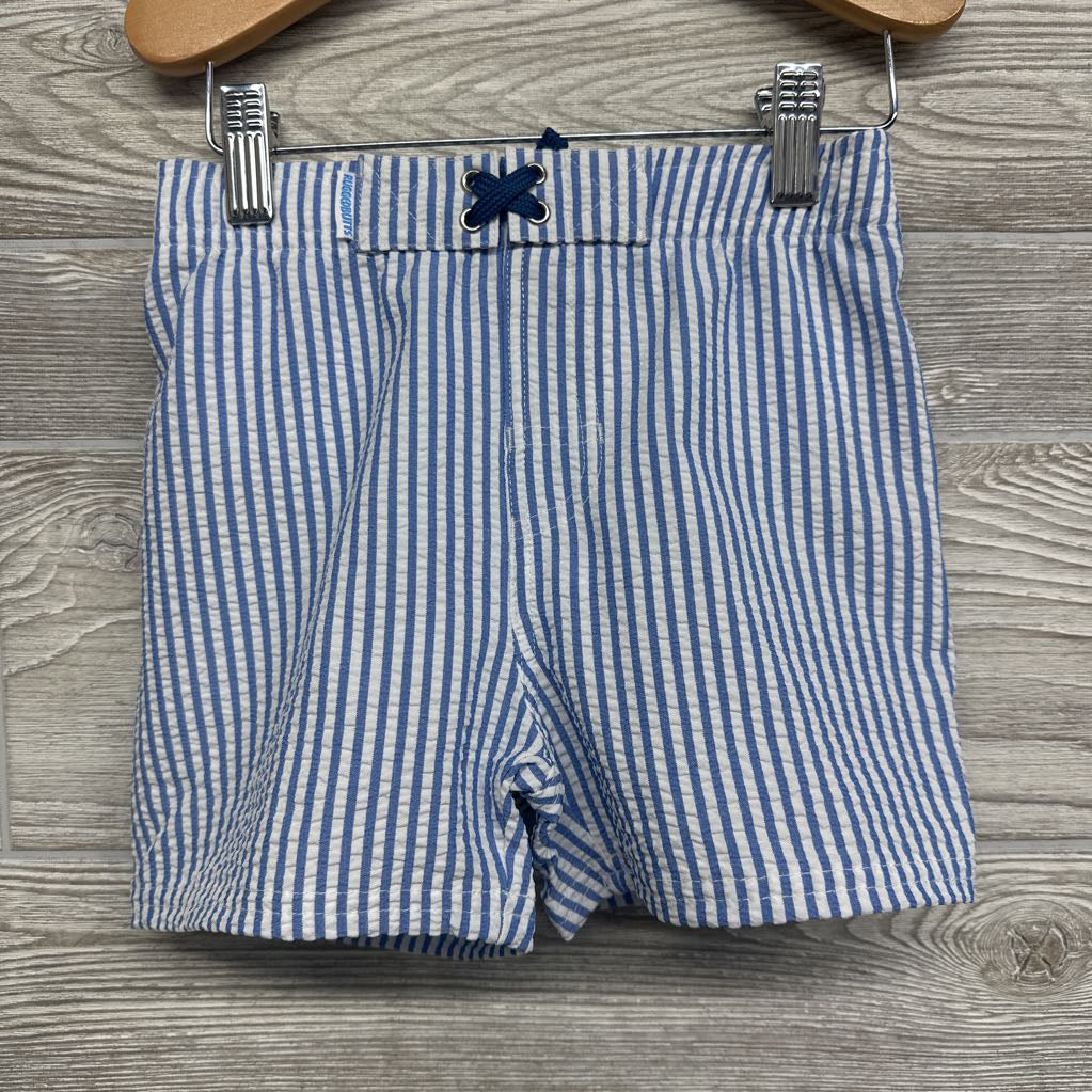 Seersucker Swim Trunks Stripes 4T