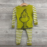 2 Pc LS PJs Stripes 4T