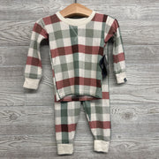 NEW 2 Pc LS Plaid PJs 18M