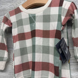 NEW 2 Pc LS Plaid PJs 18M
