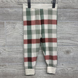 NEW 2 Pc LS Plaid PJs 18M