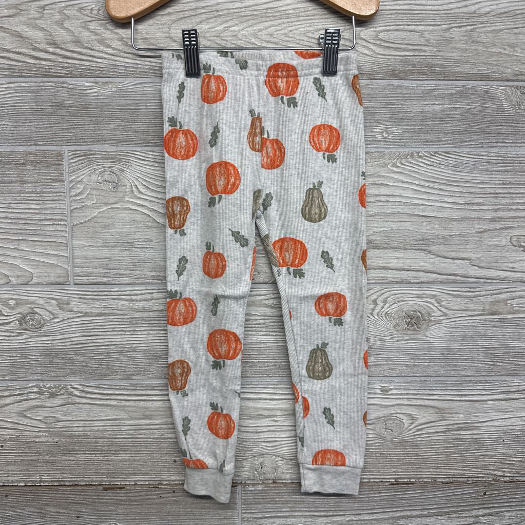 2 Pc LS Ribbed PJs Pumpkins 3T