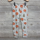 2 Pc LS Ribbed PJs Pumpkins 3T
