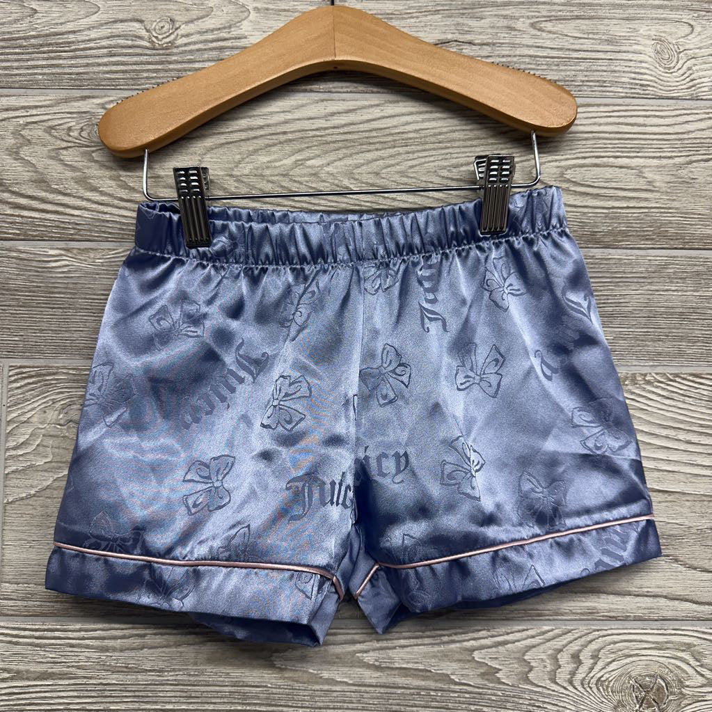 2 Pc Button Up Silky PJs Bows 4-5