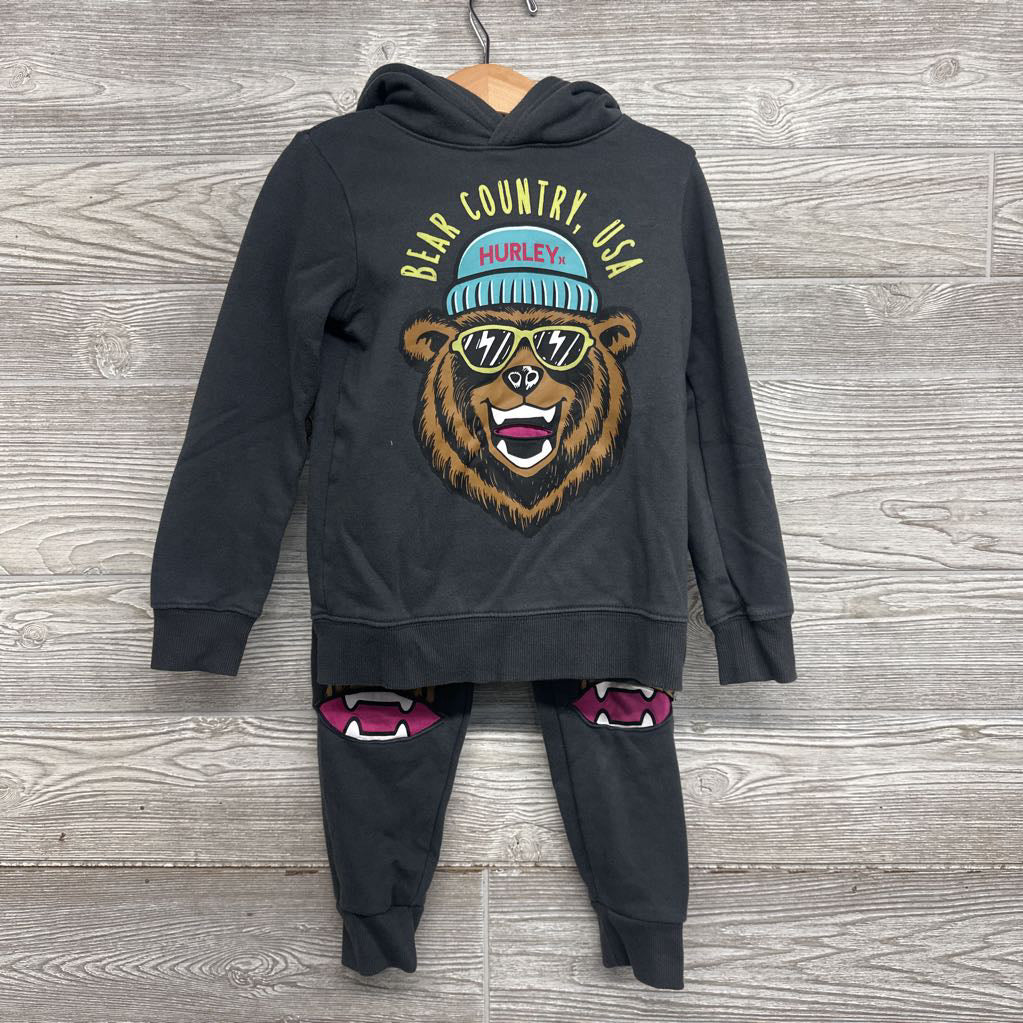 Hoodie Bear Country, USA & Jogger Sweatpants Bear Knees 5