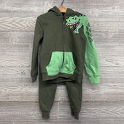 Full Zip Hoodie Dinosaur & Jogger Sweatpants 5