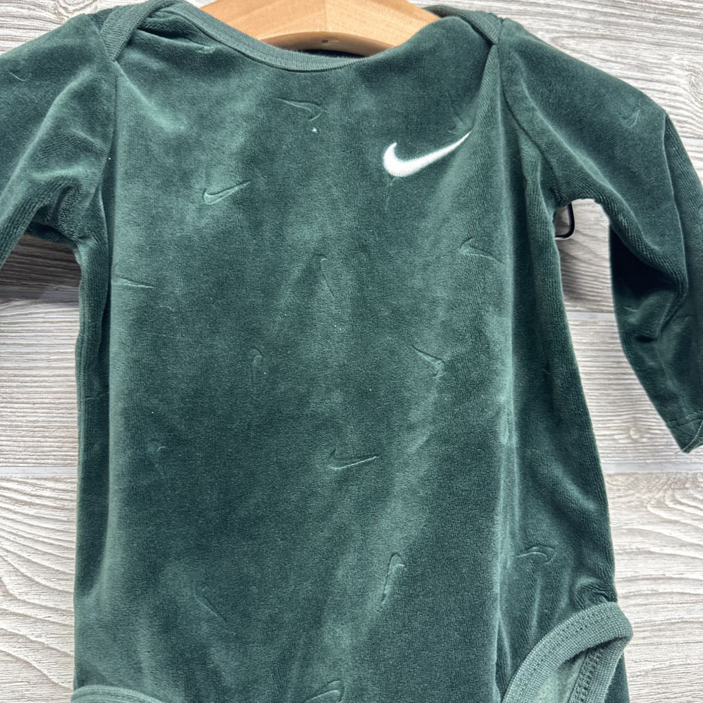 LS Velour Bodysuit & Joggers Swoosh 9M