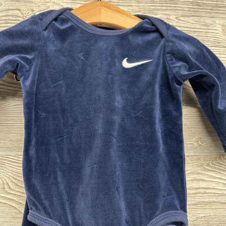 LS Velour Bodysuit & Joggers Swoosh 9M
