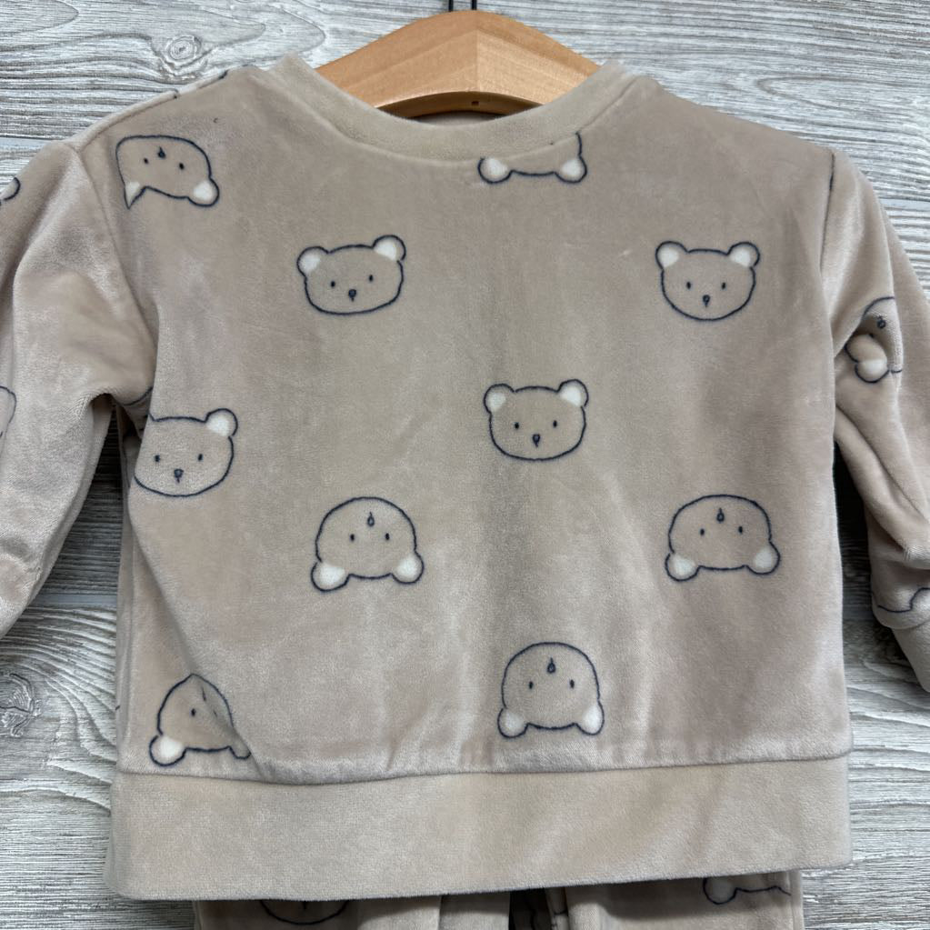 Velour Crewneck & Joggers Bears 9M