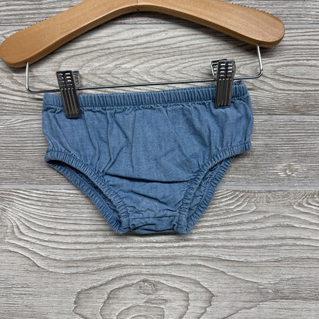 NEW Chambray Button Up Tank Dress & Bloomers 6M