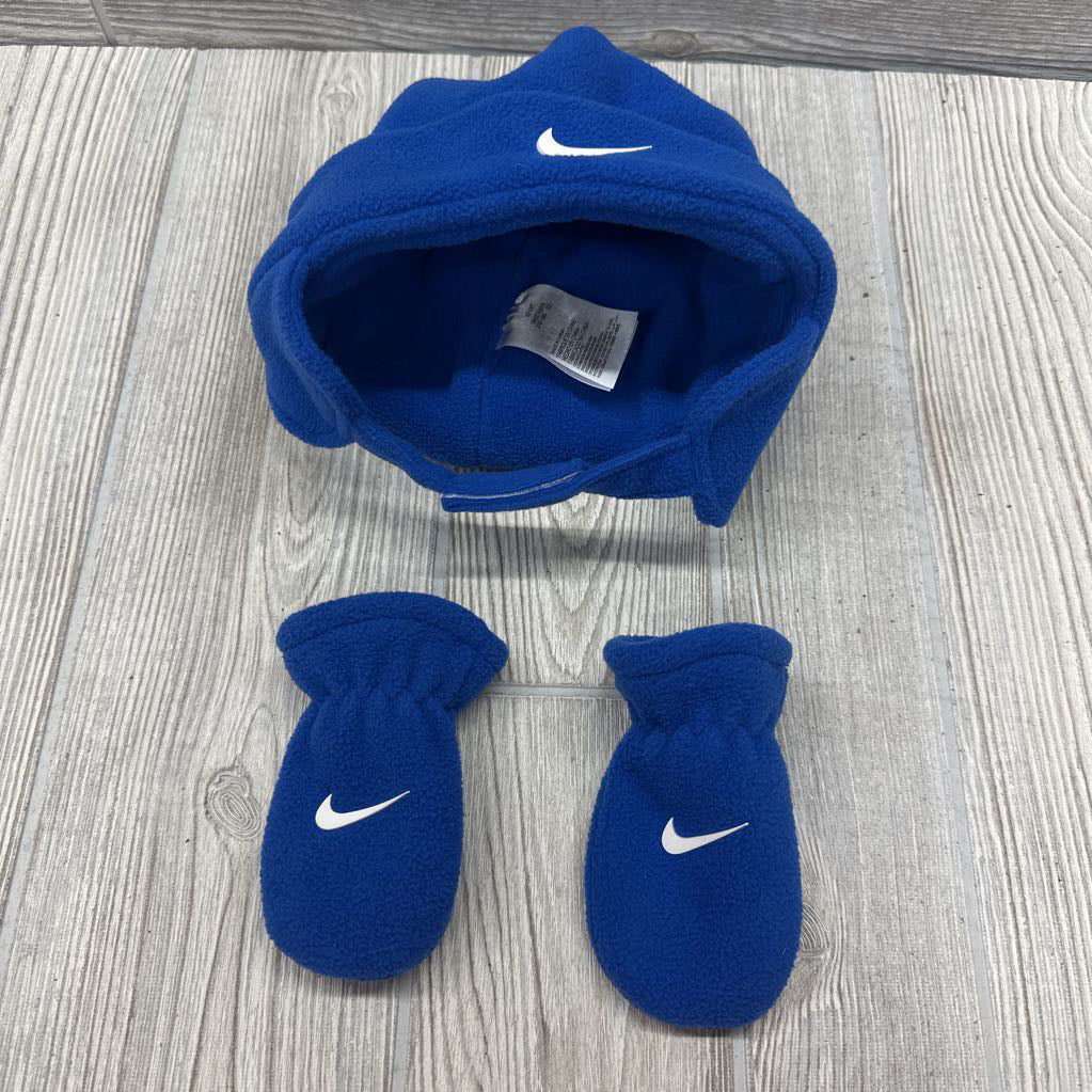 Fleece Hat & Mittens Swoosh