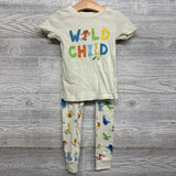 2 Pc PJs Wild Child Animals 5T