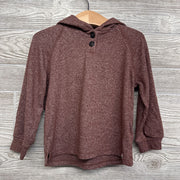 LS Hacci Henley Shirt W/ Hood 3T