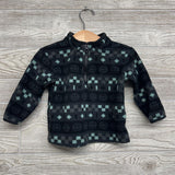 1/4 Zip Fleece Pullover Smiley Faces 12M