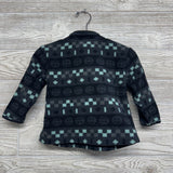 1/4 Zip Fleece Pullover Smiley Faces 12M