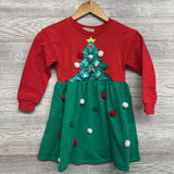 Crewneck Dress Light Up Tree 4-5