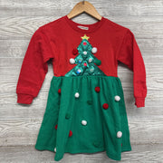 Crewneck Dress Light Up Tree 4-5