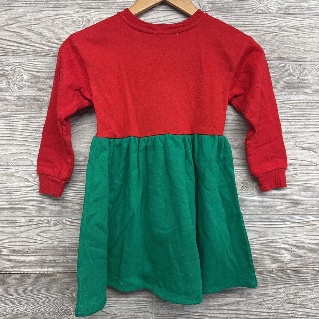 Crewneck Dress Light Up Tree 4-5