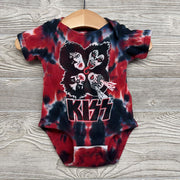 Bodysuit Tie Dye Kiss 0-6M