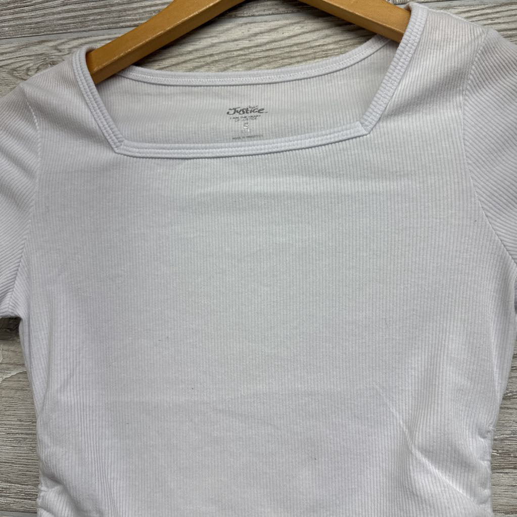 Square Neck Shirt Side Ties 7-8