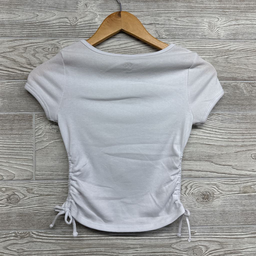 Square Neck Shirt Side Ties 7-8