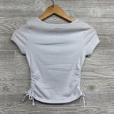 Square Neck Shirt Side Ties 7-8
