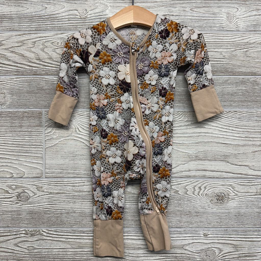 Bamboo Sleeper Lace Print 3-6M