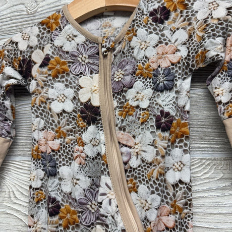 Bamboo Sleeper Lace Print 3-6M