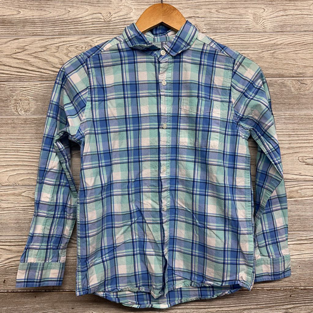 LS Button Up Shirt Chest Pocket 10-12