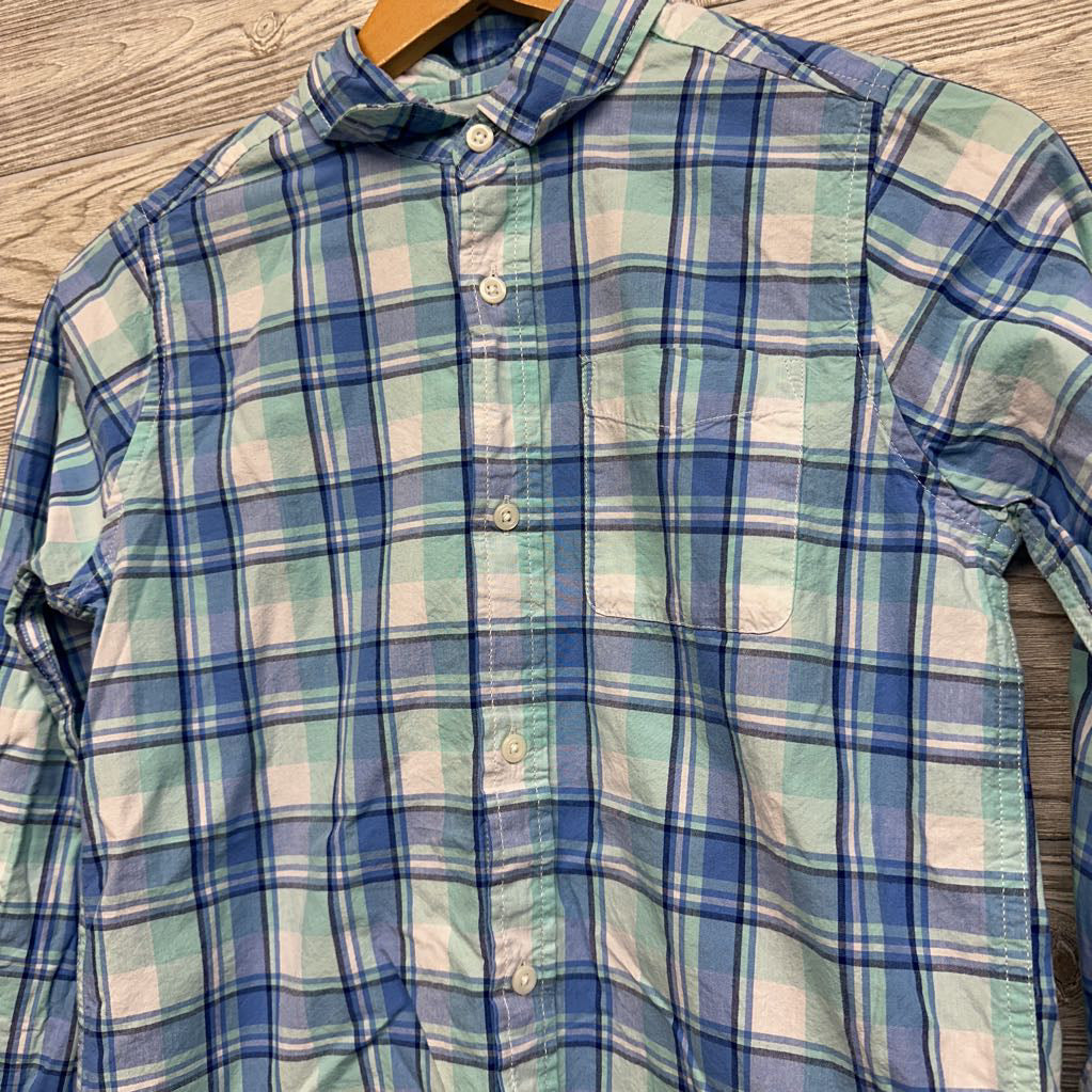 LS Button Up Shirt Chest Pocket 10-12