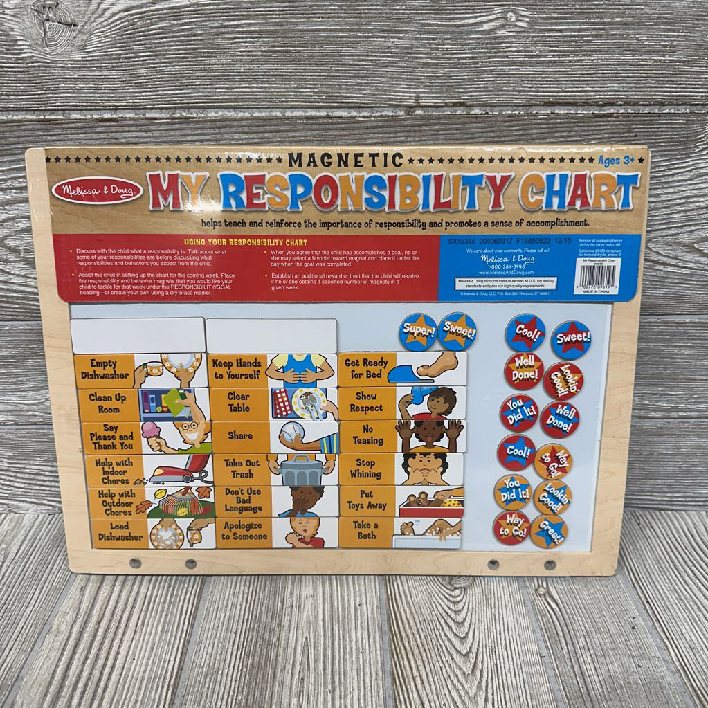 NEW Magnetic Responsibility Chart