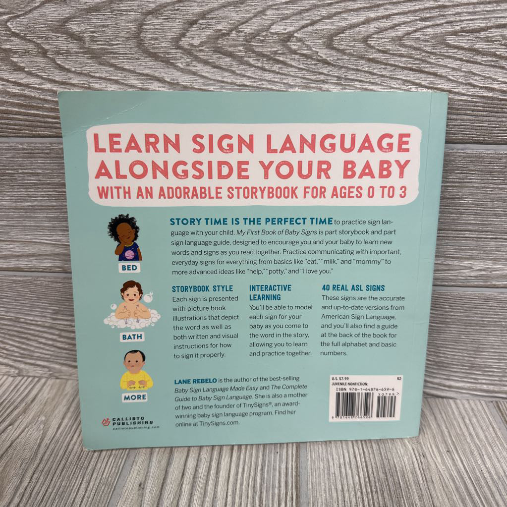 My First Book Of Baby Signs Paperback Book