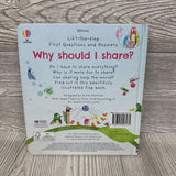 Usborne First Questions & Answers Why Should I Share Board Book