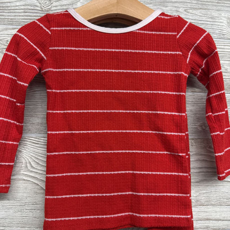 2 Pc LS PJs Stripes 12-18M *