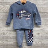 Weathered Hoodie & Cargo Jogger Sweatpants 18M