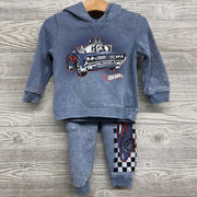 Weathered Hoodie & Cargo Jogger Sweatpants 18M