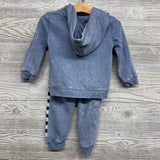 Weathered Hoodie & Cargo Jogger Sweatpants 18M