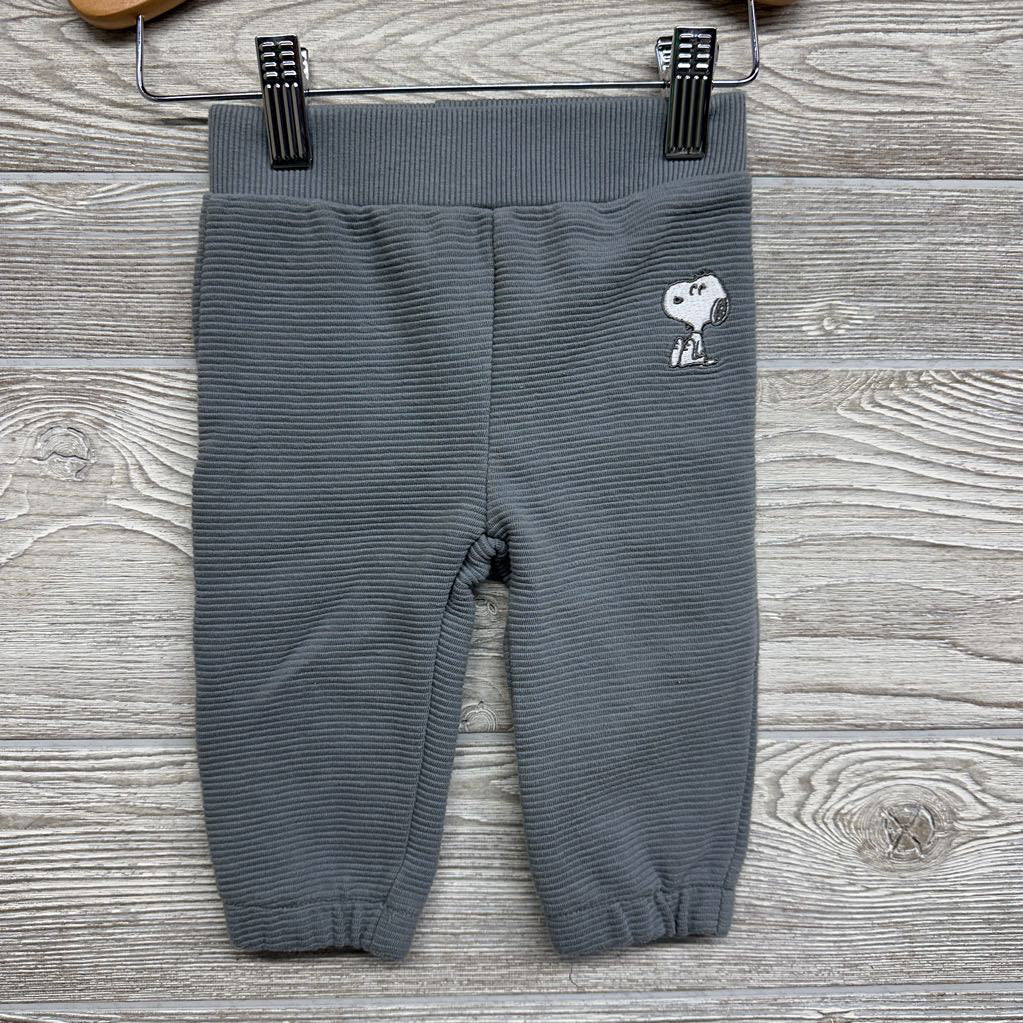 LS Ribbed Shirt & Joggers Snoopy 6-9M