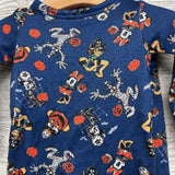 2 Pc LS PJs Mickey Minnie Pluto Pumpkins 18M