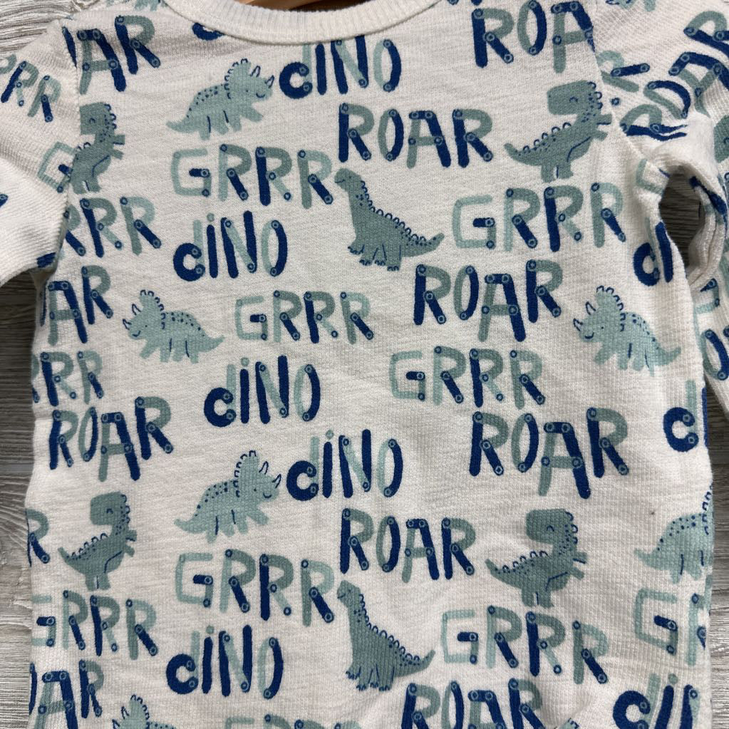 French Terry LS Shirt & Joggers Roar 6-9M